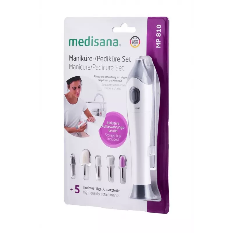 Medisana MP 810 manikyyri- ja pedikyyurilaite, valkoinen