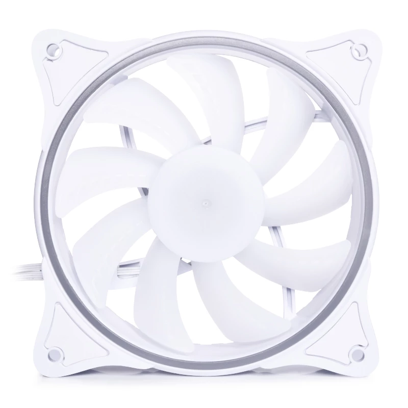 Alphacool Rise Aurora 24850 120 mm PWM-kotelotuuletin, 120x120x25 mm, valkoinen