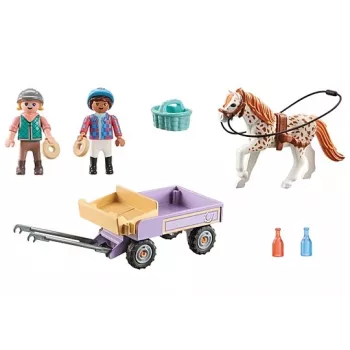 Playmobil 71496 Horses of Waterfall: ponivaunut