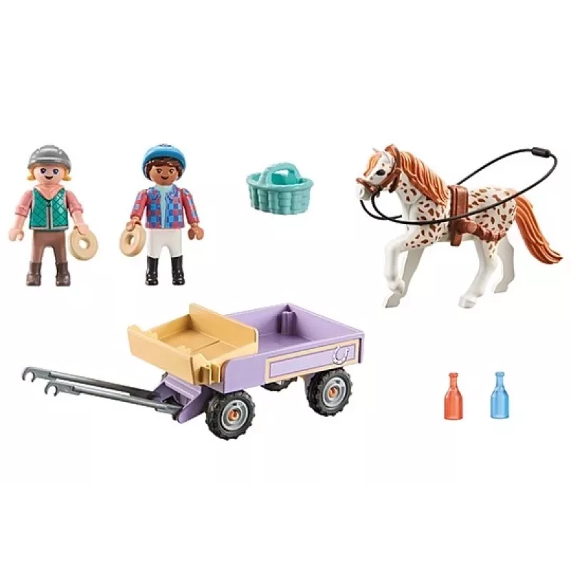 Playmobil 71496 Horses of Waterfall: ponivaunut