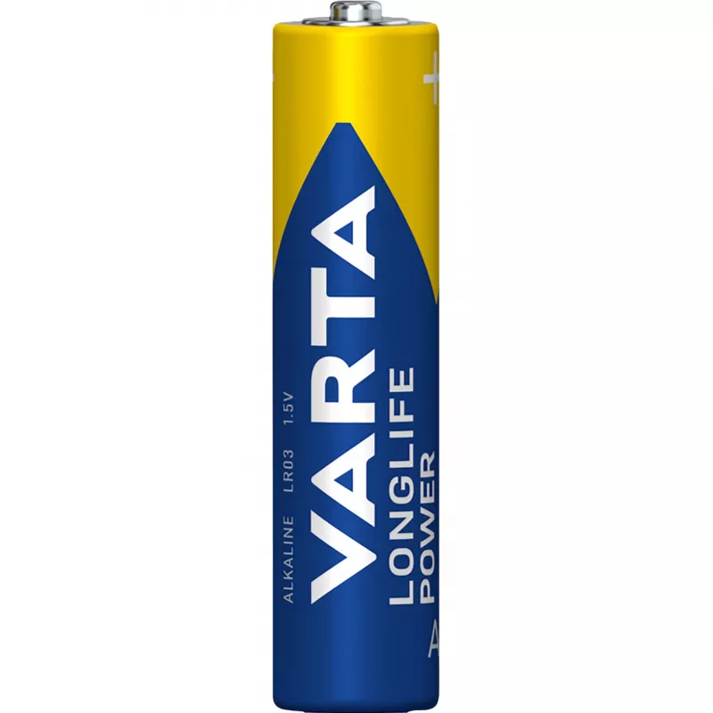 Varta Longlife, kertakäyttöparisto, AAA, alkali, 1,5 V, 24 kpl, 44,5 mm