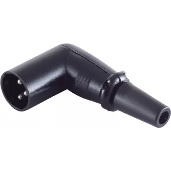 ShiverPeaks S/CONN maximum connectivity XLR-kulmapistoke, musta, 55006