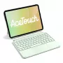Inateck KB04122 Keyboard Folio iPad 11 -tabletille, QWERTZ, vihreä