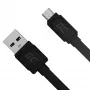 Mattalitteinen kaapeli - USB-A - Micro-USB