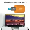 HDMI-kaapeli Unitek C138W 2 m — HDMI 2.1, 48 Gbit/s, 4K/120Hz, HDR10 & Dolby Vision, ARC, kullatut liittimet