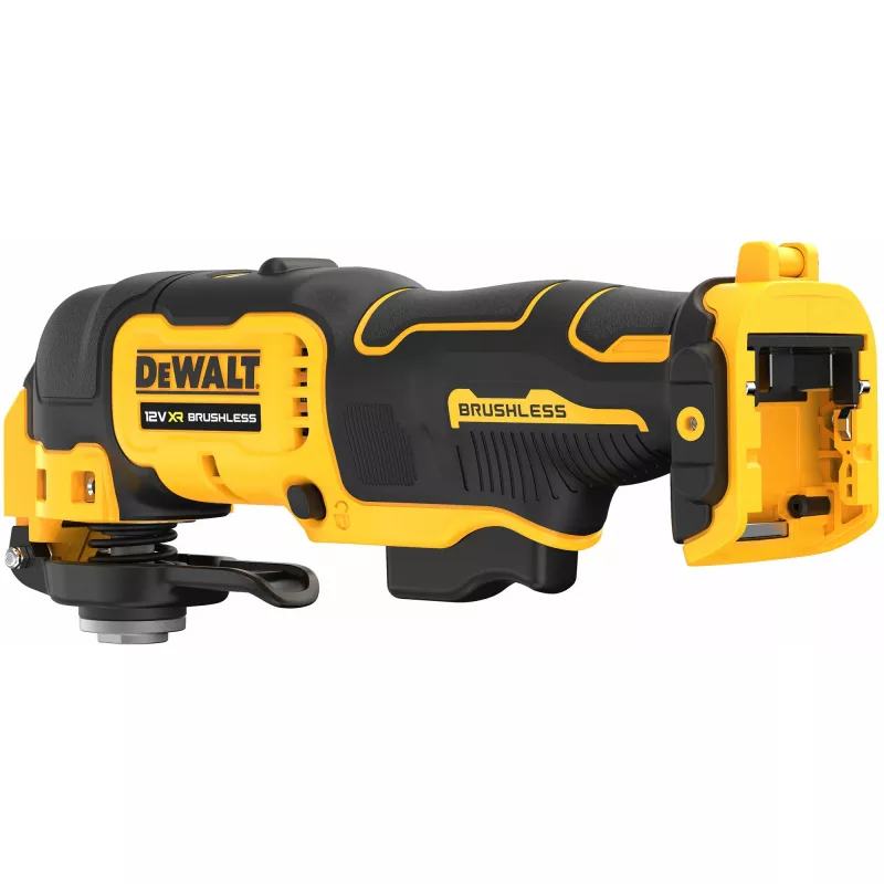 Oskilloiva monitoimityökalu DeWalt DCS353NT-XJ, harjaton, langaton, 12 W, 840 g, musta/keltainen