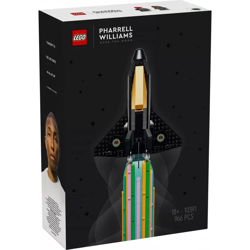 LEGO Icons 10391 Kuun yläpuolella Pharrell Williamsin kanssa