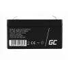 UPS-akku Green Cell AGM13, sinetöity lyijy-happo-VRLA 6 V 1,3 Ah, 290 g, musta