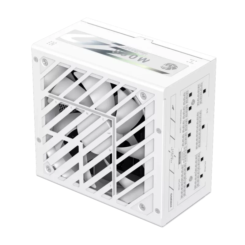 Gamemax virtalähde, 80 PLUS, Gold | GZ 850G WH | 850 W