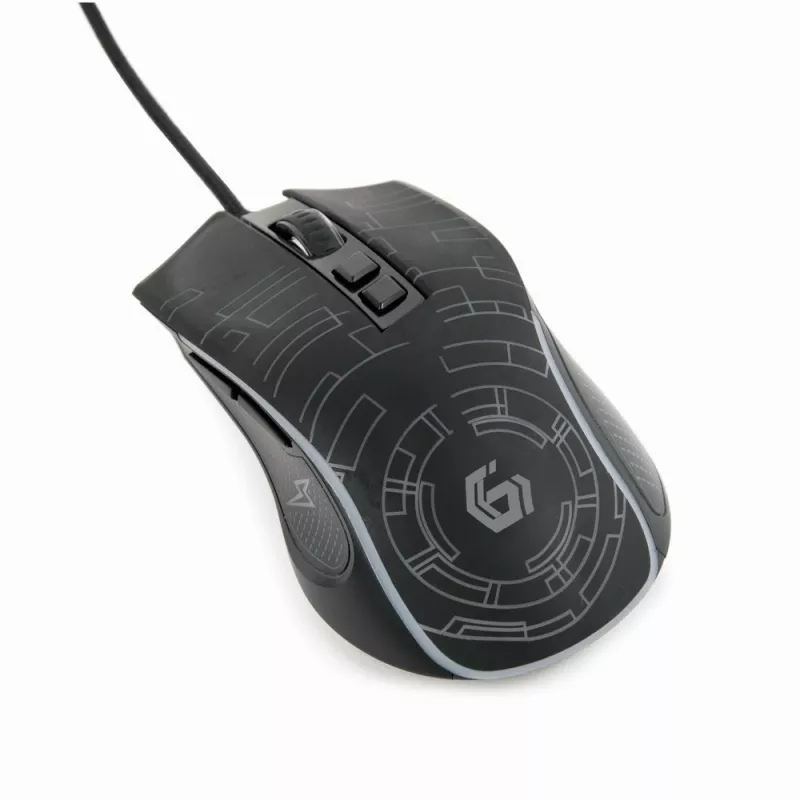 Gembird MUSG-RGB-01 hiiri oikeakätisille USB Type-A 3600 DPI