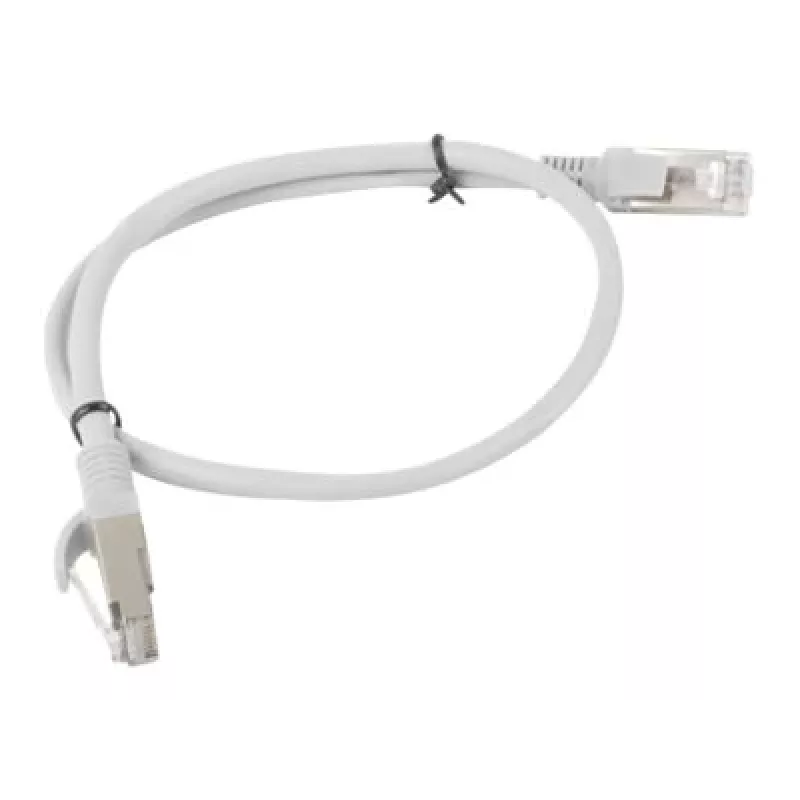 Verkkokaapeli Lanberg PCU6-10CC-0050-S RJ-45 Cat6 0,5 m harmaa