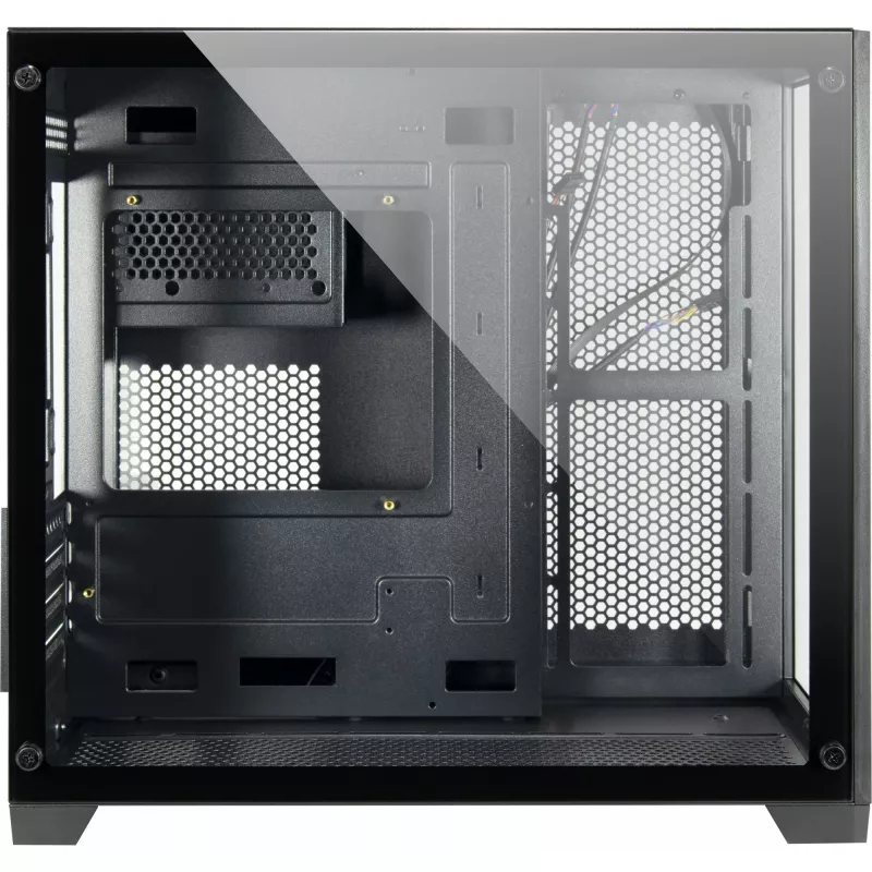 PC-kotelo Inter-Tech C-501 Aspect Midi Tower musta