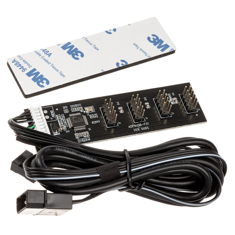USB-keskitin kortti Kolink USB 2.0 60cm USB & Molex kaapelilla