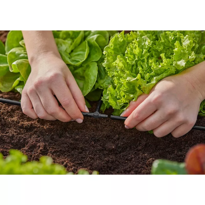 Letkuliitin Gardena 13211-20 muovi musta 10 kpl
