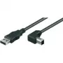 Wentronic Goobay USB 2.0 Hi-Speed -kaapeli, musta, 1 m - USB 2.0 -pistoke (Type-A) > USB 2.0 -pistoke (Type-B) (93017)