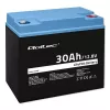 Ladattava LiFePO4-akku QOLTEC 12,8V 30Ah 384Wh BMS:llä