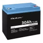 Ladattava LiFePO4-akku QOLTEC 12,8V 30Ah 384Wh BMS:llä