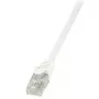 LogiLink CP2111U RJ45-verkkokaapeli, patch-kaapeli CAT 6 U/UTP 20,00 m valkoinen lukitussuojalla 1