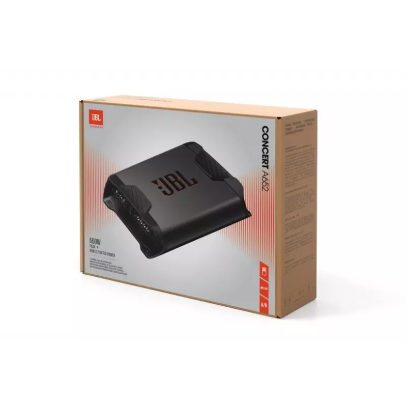 2-kanavainen autovahvistin JBL Concert A652, 500 W teho