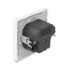 DeLOCK 11489 pistorasia CEE 7/3 + USB valkoinen 250V 16A