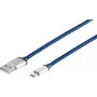 USB-kaapeli S/CONN 14-50021 USB 2.0 0,9 m USB A USB C sininen