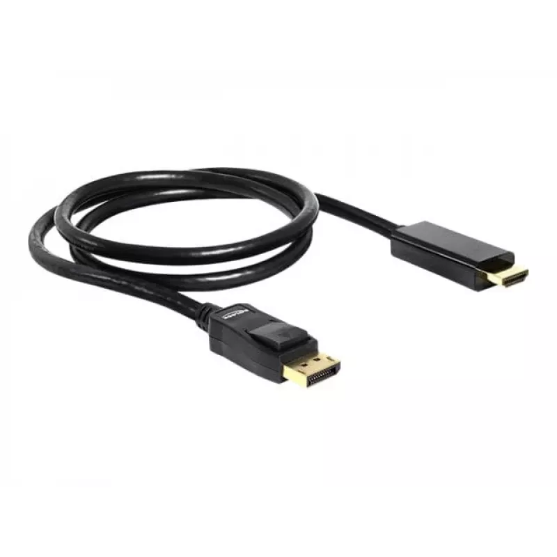 Displayport/HDMI-kaapeli DeLOCK 82586 1 m musta