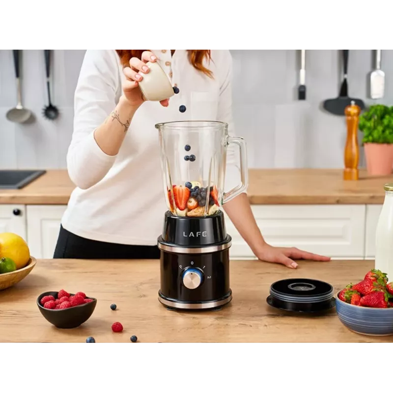LAFE pöytätehosekoitin TITANIUMPOWER 1300 W 1,5 L musta