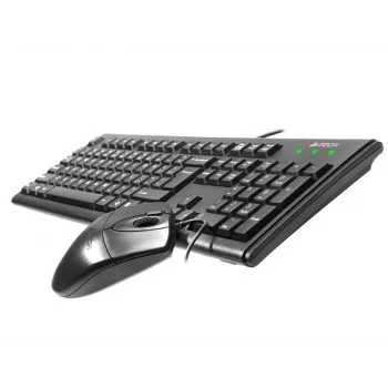 A4Tech KM-72620D - näppäimistö-hiiri-sarja - USB - US - musta