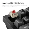 Mekaaninen 75 %:n näppäimistö Keychron Q1 Ultra 8K – USB + RF-langaton + Bluetooth, RGB, musta