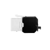 LogiLink NK4066 Keystone-moduuli litteä musta valkoinen RJ-45