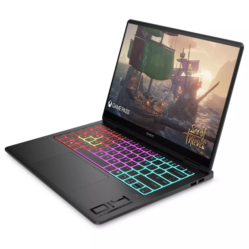 HP OMEN Transcend 14-fb1097ng pelikannettava, Intel Core Ultra 9 285H, 64 GB RAM, 2 TB SSD, NVIDIA GeForce RTX 5070, 14" 3K (2880 x 1800), Windows 11 Home, musta