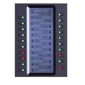 Grandstream Networks GXP2200EXT IP-laajennusmoduuli musta 20 painiketta