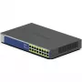 NETGEAR GS516PP hallitsematon Gigabit Ethernet (10/100/1000) Power over Ethernet (PoE) sininen, harmaa