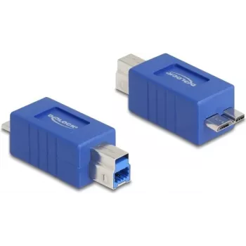 DeLOCK 67215 kaapelisovitin USB Type-B USB Micro-B sininen