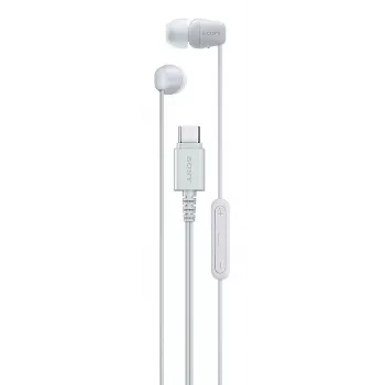Sony IER-EX15C kuulokemikrofoni johdollinen in-ear puhelut/musiikki USB Type-C valkoinen