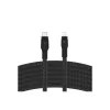 Belkin BOOST CHARGE - Lightning-kaapeli - 24-pin USB-C uros - Lightning uros - 3 m - musta - Apple iPad/iPhone/iPod (Lightning)