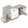 DeLOCK Keystone-moduuli RJ45-liitin LSA Cat.6A LEDillä hopea-valkoinen