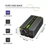 Qoltec Monolith jännitemuunnin auto 600 W 12 V