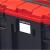 Einhell 4540021 E-Case M järjestelmälaukku, työkalulaatikko, polypropeeni, kantavuus 90 kg, musta/punainen
