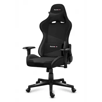 Gaming-tuoli huzaro Force 6.2 Carbon — ergonominen Gaming-tuoli, korkeussäädettävä 44–53,5 cm, enimmäiskuormitus 130 kg, verkkoselkäistuin, pehmustettu selkänoja
