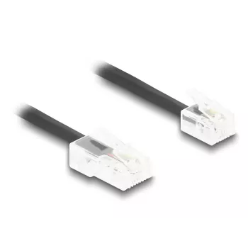 Puhelinkaapeli DeLOCK 88479 2 m musta RJ-11 RJ-45