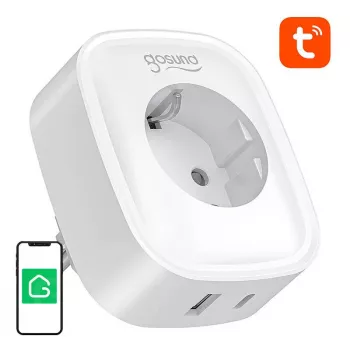 Älypistoke Gosund SP6 16A USB-C 20W – WLAN-ohjattava pistorasia kodin automaatioon