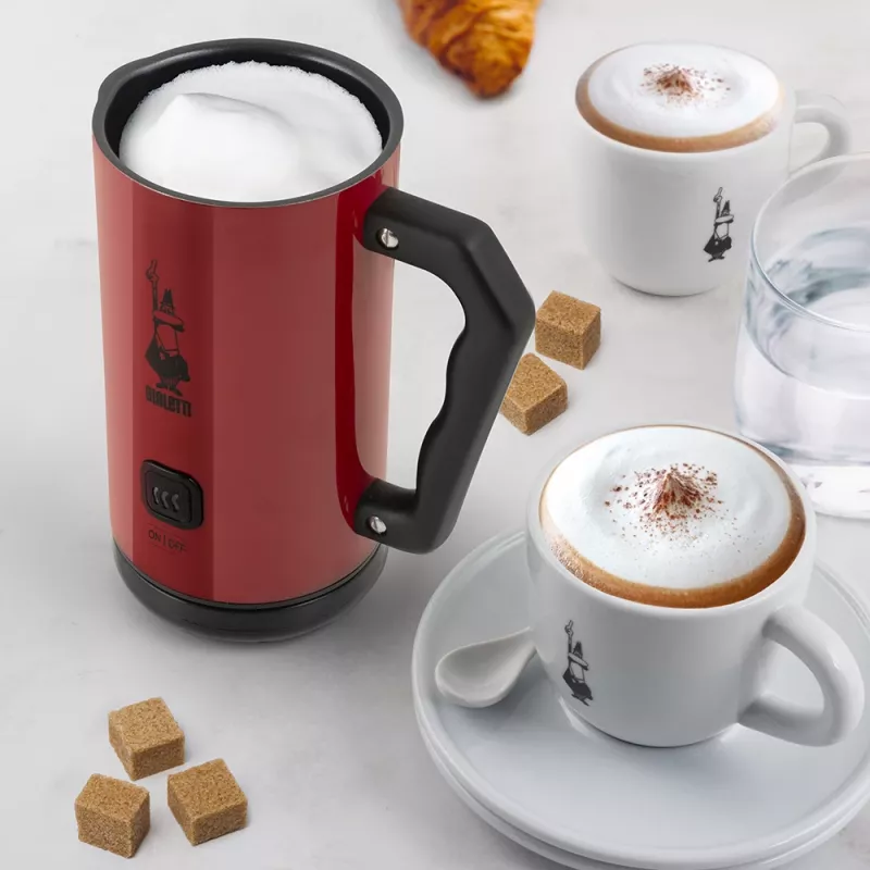 Bialetti MKF02 automaattinen maitovaahdotin/-lämmittäjä punainen