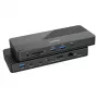 Telakointiasema UNITEK D1079A USB4 johdollinen musta 100W Power Delivery