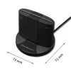 Älykortinlukija Qoltec 50632 USB 2.0 musta 1 m kaapeli