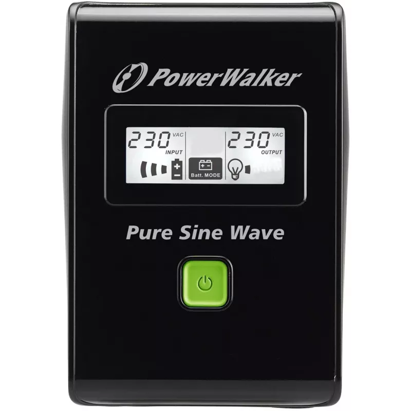 PowerWalker VI 600 SW FR UPS 600 VA 2 AC-lähtöä Line-Interactive (VI 600 SW FR)