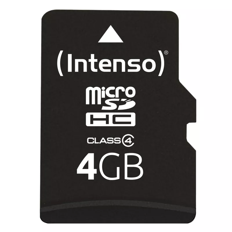 Muistikortti Intenso 4 GB MicroSDHC Class 4 3403450