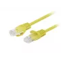 Lanberg PCU6-20CC-0150-Y Cat.6 UTP -patch-kaapeli, 1,5 m, keltainen, 10 kpl:n pakkaus