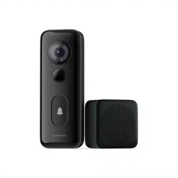 Seinäasennettava Xiaomi 3S musta IP65 2-way Audio langallinen & langaton Wi‑Fi 2.4 GHz paristo/DC 5V