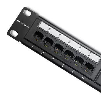 Kytkentäpaneeli RACK 24 porttia, Cat.6 UTP